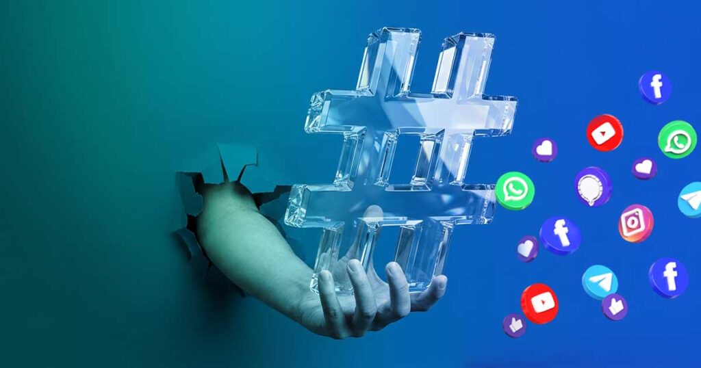 Social media hashtag